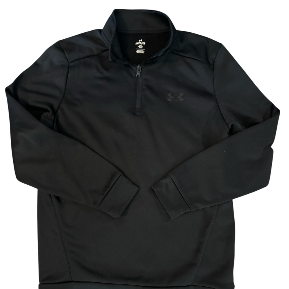 Under Armour Men's Black Quarter Zip Pullover